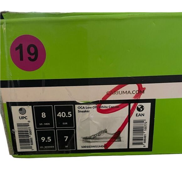 CARIUMA WHITE CANVAS SNEAKERS - Picture 8 of 8